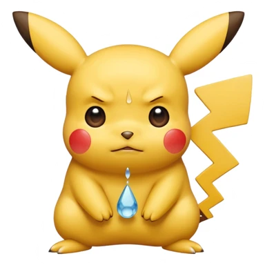 Un Pikachu qui et triste  sticker