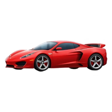 modern house with sports car sticker