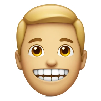 Smile with braces sticker