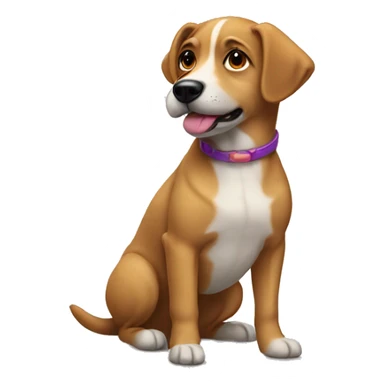 gay dog sticker