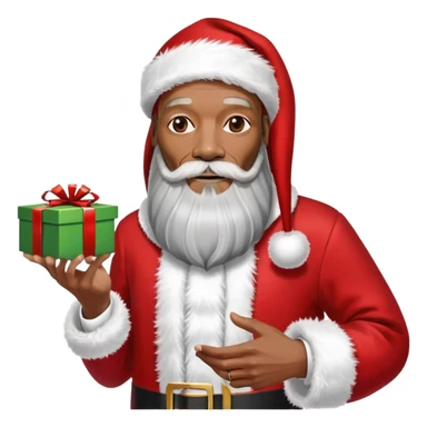 Snoop dog Santa  sticker