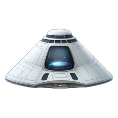 Space ship sticker