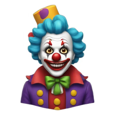 bombing clown sticker