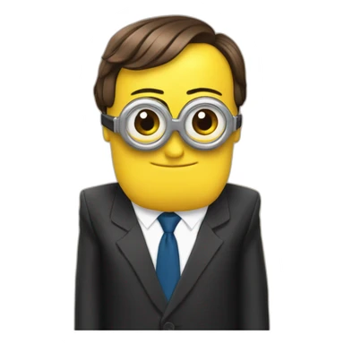 bolsonaro with minion face sticker