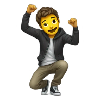 Personne qui dab sticker