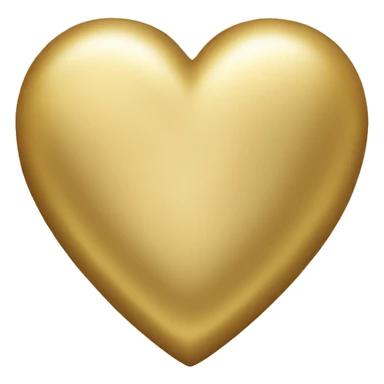 Heart made of gold sticker