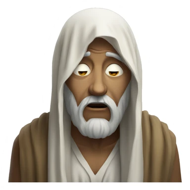 Weeping at the sight of God sticker