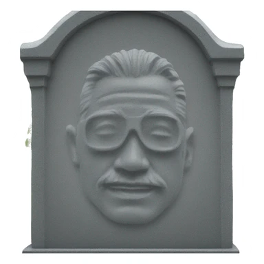 photorealistic Headstone sticker