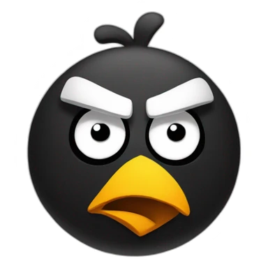 black obama angry birds sticker