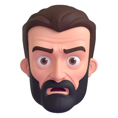 scared John Brown sticker