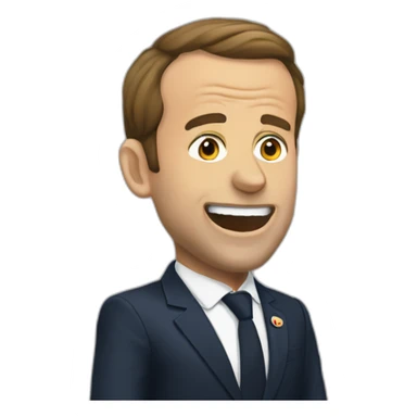 Macron pauvre sticker