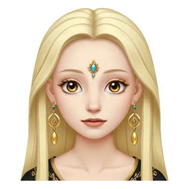 ESO female daeda, lashes and earrings sticker