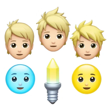 luzes japonesas roxas e ciano sticker