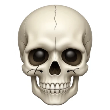 Skull sticker
