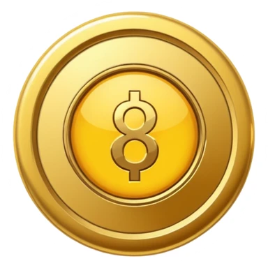 discount badge coin inside "%" sticker