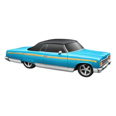 Lowrider car sticker