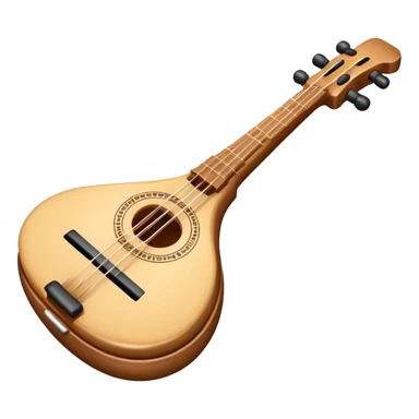 wooden instrument toy sticker