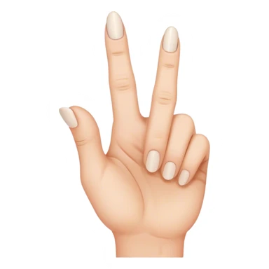 Hand with with half a middle finger sticker