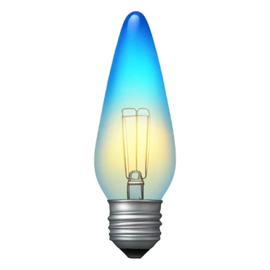 navi blue bulb sticker