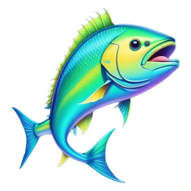 mahi mahi fish  sticker