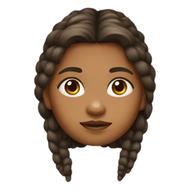a girl of the Cro-Magnon age sticker