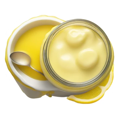 Lemon curd sticker