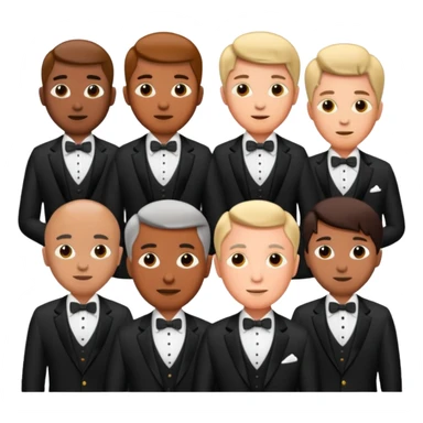 a group of directors standing sticker