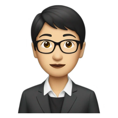 Maria Ressa answering interview sticker