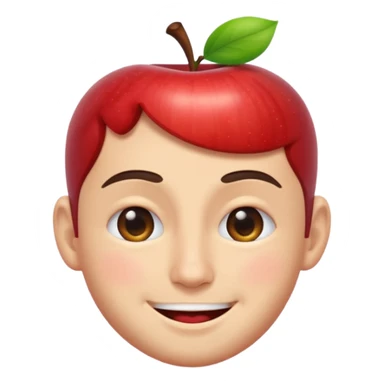 Inaki Godoy winking, apple style emoji sticker