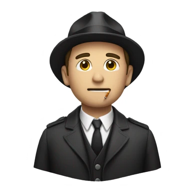 Tomas Shelby with cigarette sticker