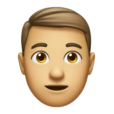 Face with bags under eyes sticker