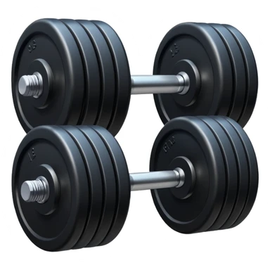 a black dumbbell with only one disk sticker