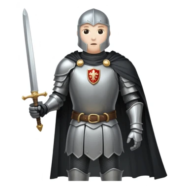 Headless Knight with Sword close up sticker