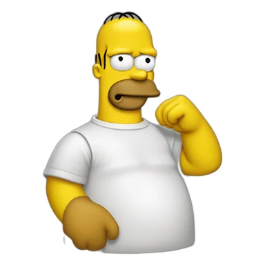 Homer simpon sticker