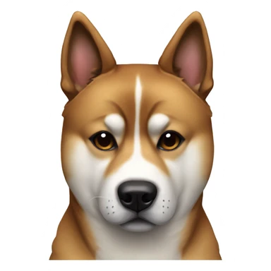Japanese akita inu brindle  sticker