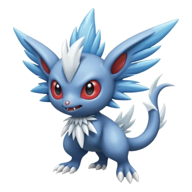 Elemental Plumbing Plunging Plume Plumaged Plumed Pipe Puntering Pivoting Glalie-Sneasel-Togetic-Pokémon-Fakémon-hybrid-creature sticker