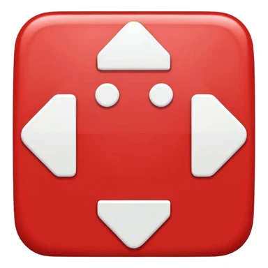 mach mir ein rotes viereck wo nur ein weißes X drinnen ist sticker