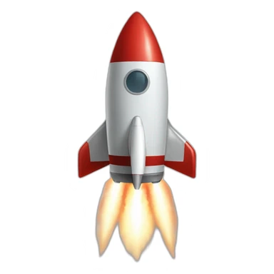 rocket launched sticker