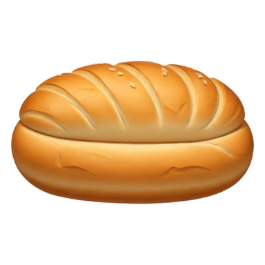 bread loaf taking a nap sticker