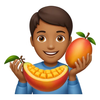 Turkey and a cute happy mango sticker