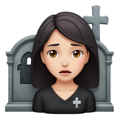 Une dans un tombe génée sticker