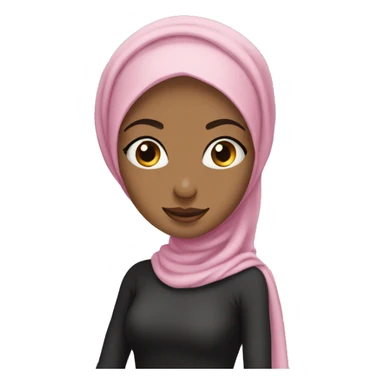 hijabi ballerina sticker
