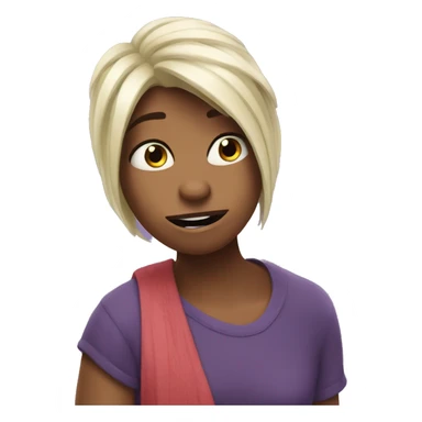 ennui inside out 2 inspired sticker