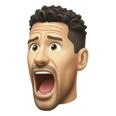 Simeone spitting sticker