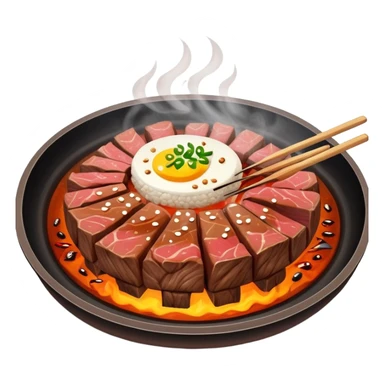 Korean bbq sticker