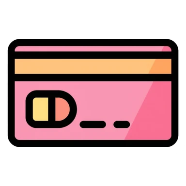 credit card with chip sticker