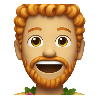Ginger man in hawaii sticker