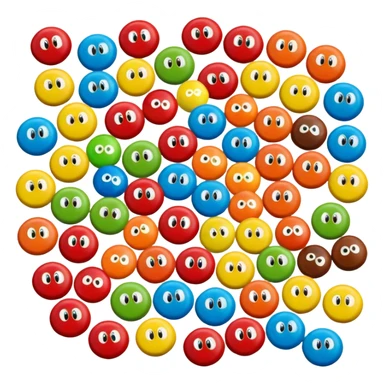 m&ms candy only sticker