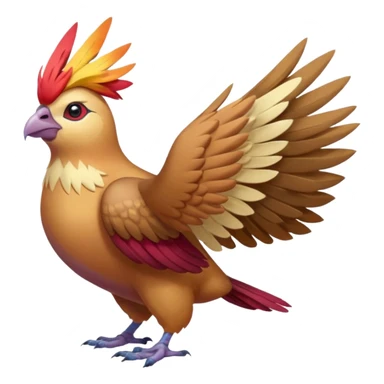 Pidgeot-Fakémon-hybrid-creature (full body)  sticker