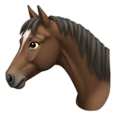 Cheval alezan sticker